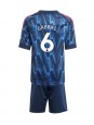 Billige Arsenal Gabriel Magalhaes #6 Bortedraktsett Barn 2025-26 Kortermet (+ Korte bukser)